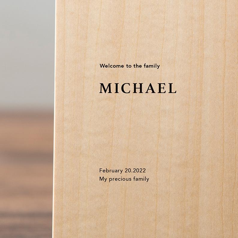 【ペット 手形】ウッドプリントMINI 手形 メモリアルプレート フォトフレーム おしゃれ 北欧 写真立て プリント 名入れ 記念グッズ 木製 |  | 03