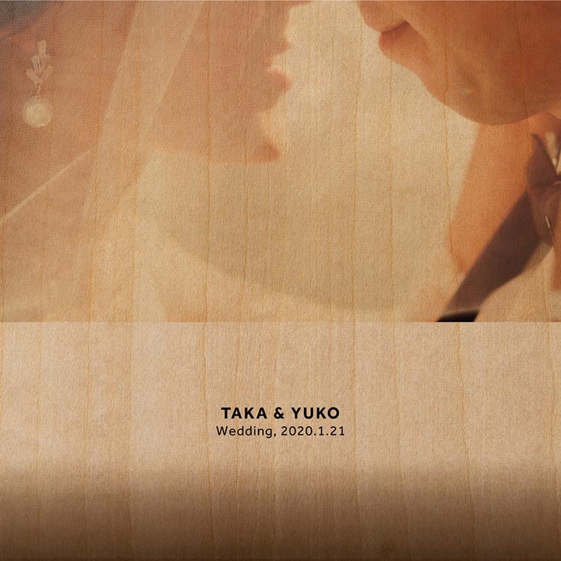 【結婚式】ウッドプリントMINI 写真 フォトフレーム ウェディング 両親 おしゃれ 北欧 写真立て プリント 名入れ 記念品 木製 |  | 03