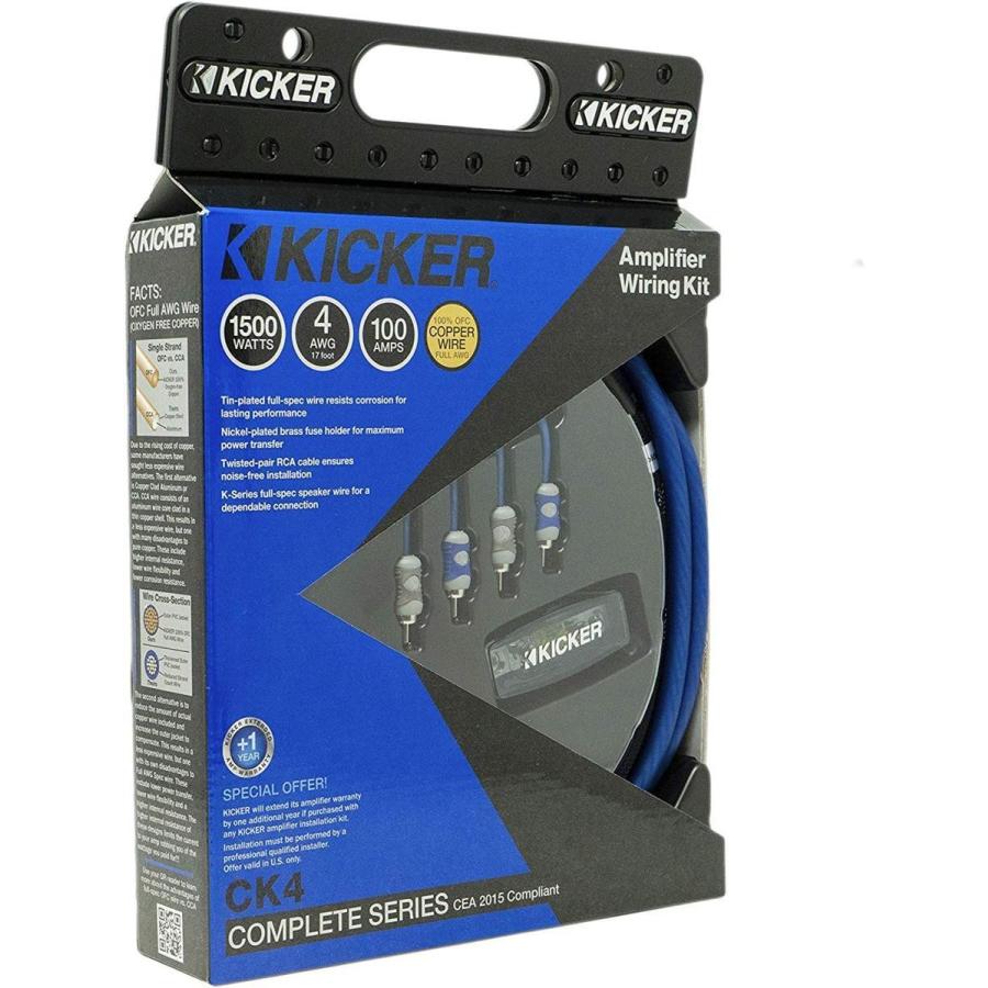 新型】CK4 (46CK4) 4ゲージ アンプ配線キット キッカー Kicker 新型】CK4 (46CK4) 4ゲージ アンプ配線キット キッカー Kicker