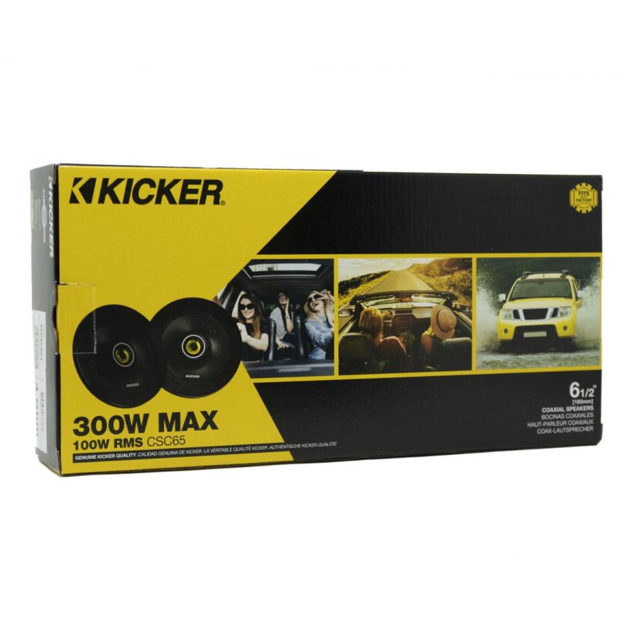 CSC654 (46CSC654) 16cm (6.5インチ) Max.300W CSシリーズ 薄型 キッカー Kicker｜usa-audio｜08