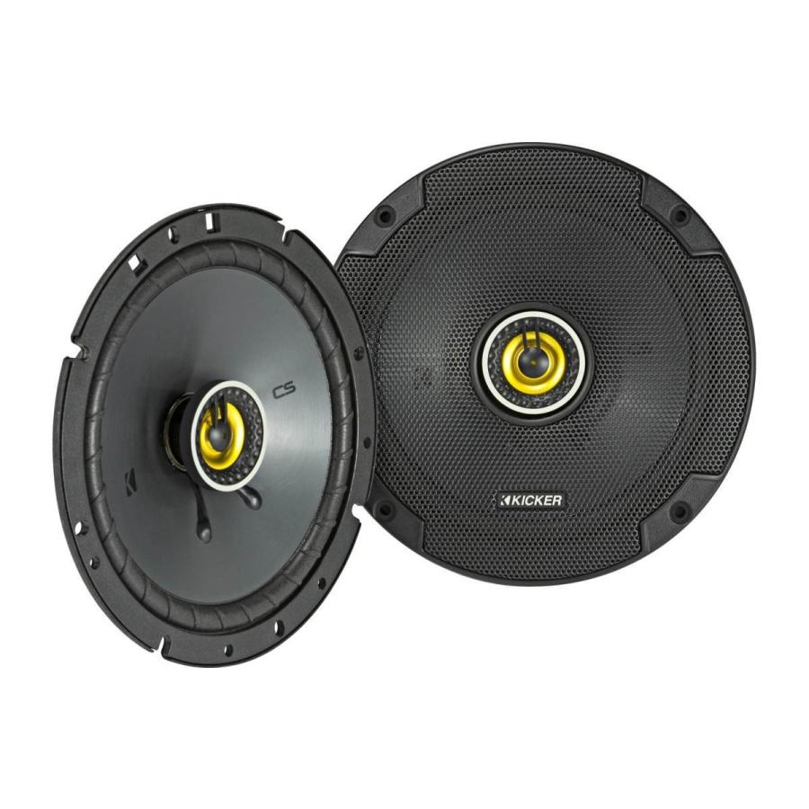 【最新型】CSC674 (46CSC674) 16.5cm (6.75インチ) Max.300W CSシリーズ 薄型 キッカー Kicker｜usa-audio｜02