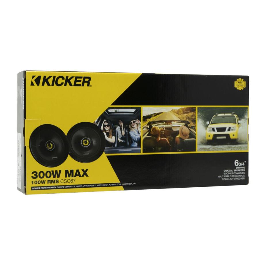 【最新型】CSC674 (46CSC674) 16.5cm (6.75インチ) Max.300W CSシリーズ 薄型 キッカー Kicker｜usa-audio｜08