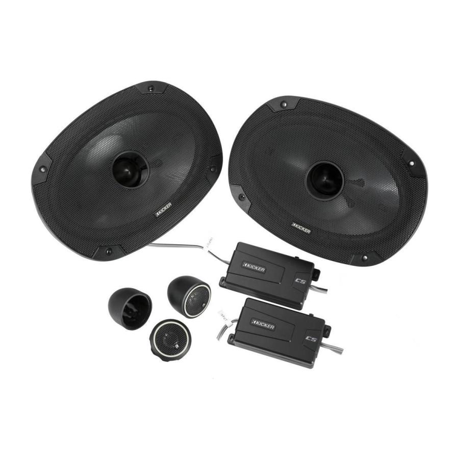 激レア　KICKER CSS694 450W 6x9 スピーカー　箱付き美品 最新型】CSS694 (46CSS694) 16cmx23cm (6x9インチ) Max.450W CS