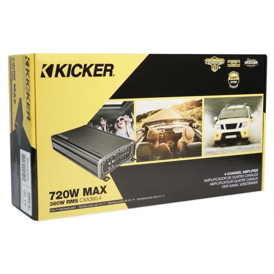 CXA360.4アンプ KICKER キッカー CXA360.4 CXシリーズ マルチチャンネル アンプ