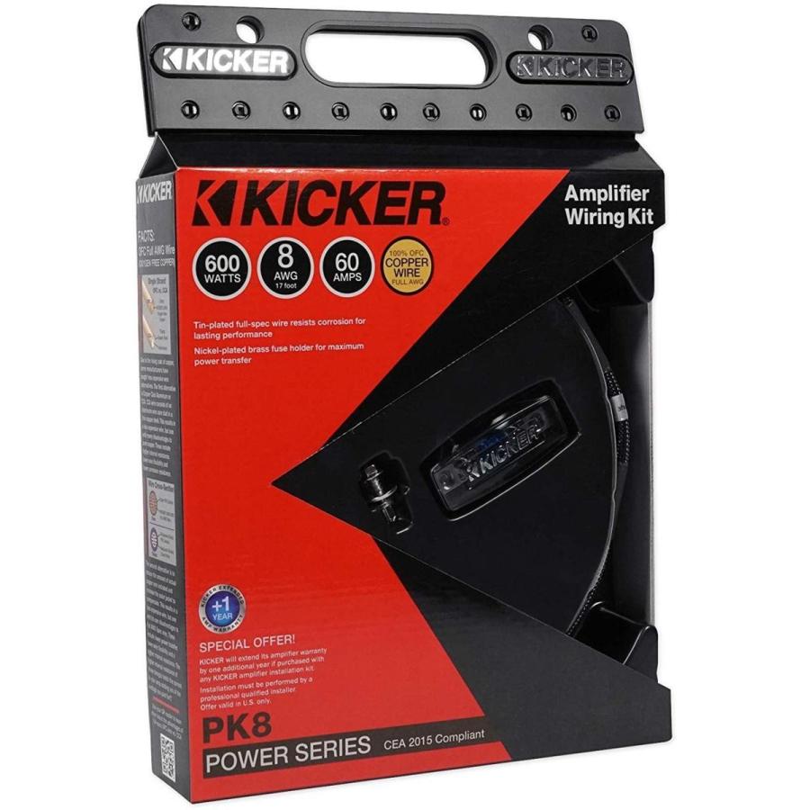 【新型】PK8 (46PK8) 8ゲージ アンプ配線キット キッカー Kicker｜usa-audio｜03