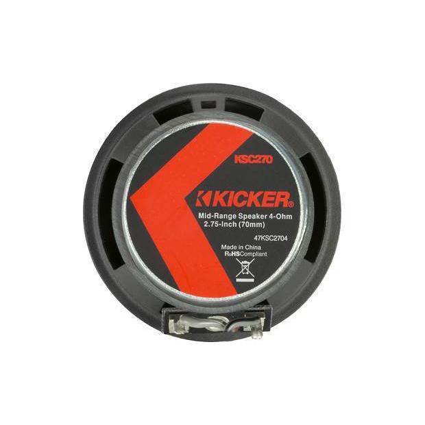 KSC2704 (47KSC2704) 7cm (2.75インチ) ミットレンジスピーカー(ペア) Max.100W キッカー Kicker  :47KSC2704:USA Audio - 通販 - Yahoo!ショッピング