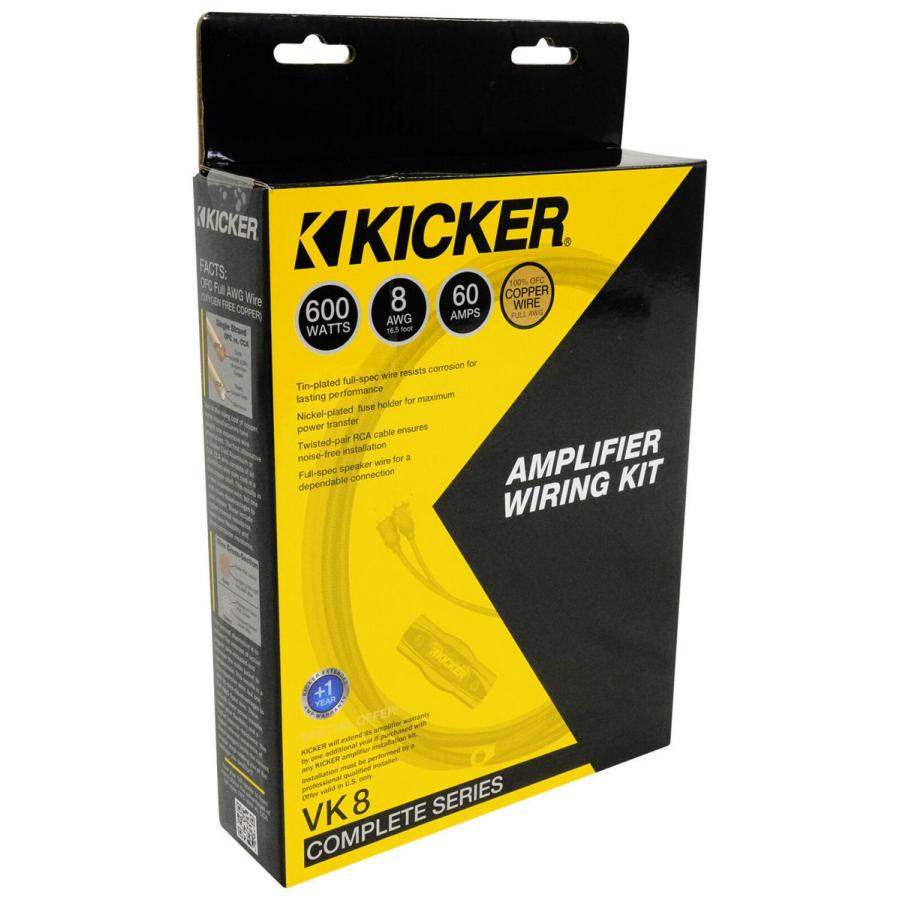 VK8 (47VK8) 8ゲージアンプ配線キット キッカー Kicker : USA Audio 
