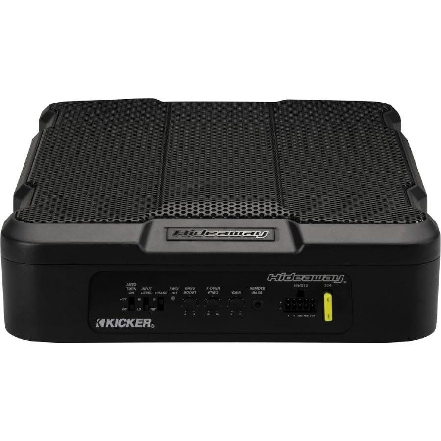 KICKER HS12 (51HS12) 30cm アンプ内蔵 超薄型 キッカー : USA Audio