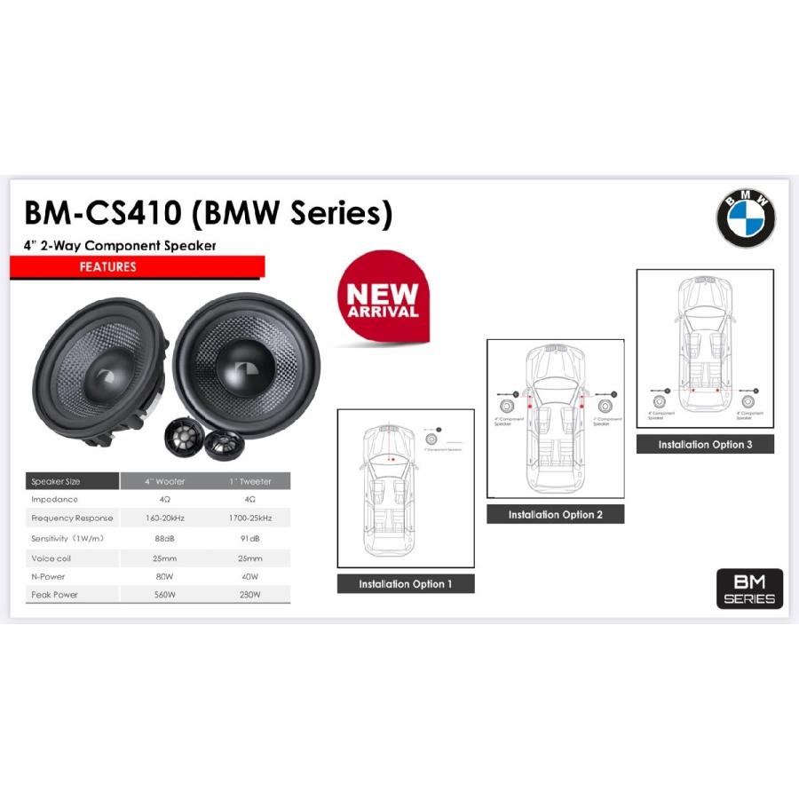 MATCH UP X4BMW-CTR.3 10cm 同軸 2WAY トレードイン センター