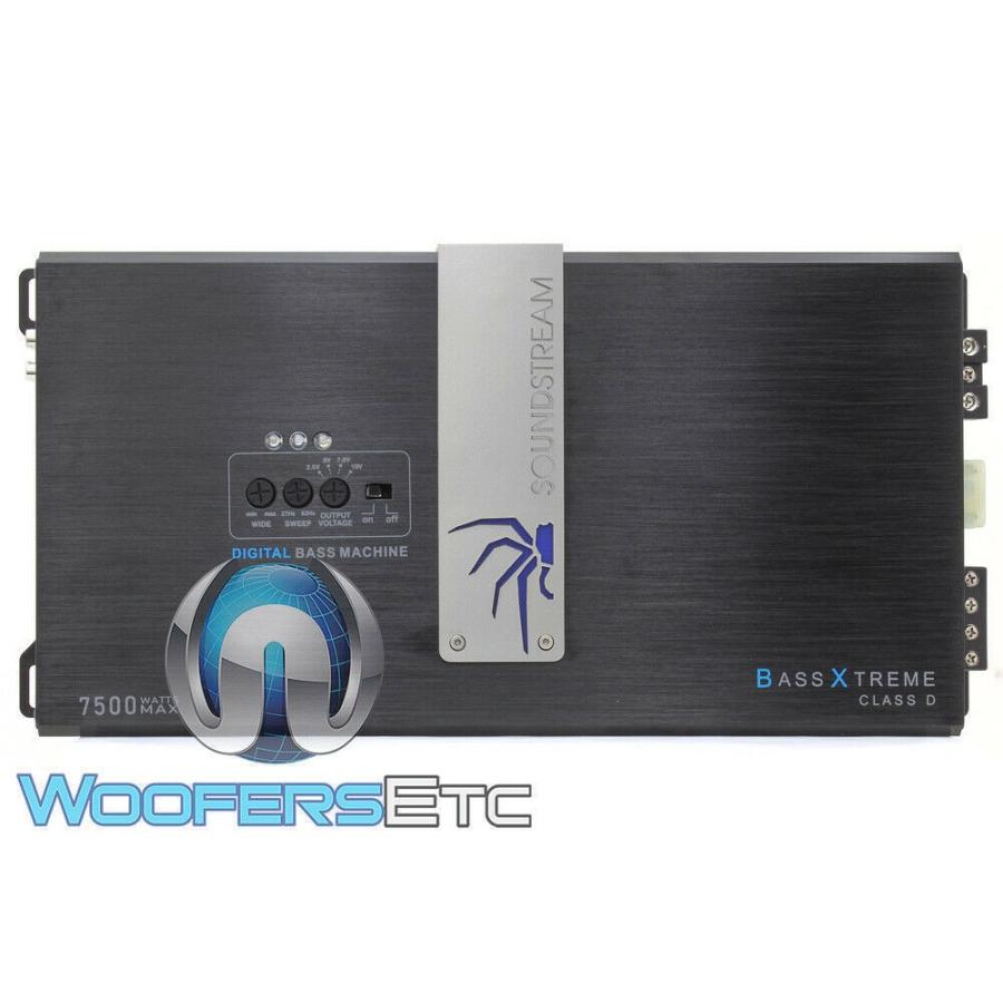 BXA17500D (プロセッサーBX10を内蔵) 1ch Class D Max.7500W サウンドストリーム Soundstream