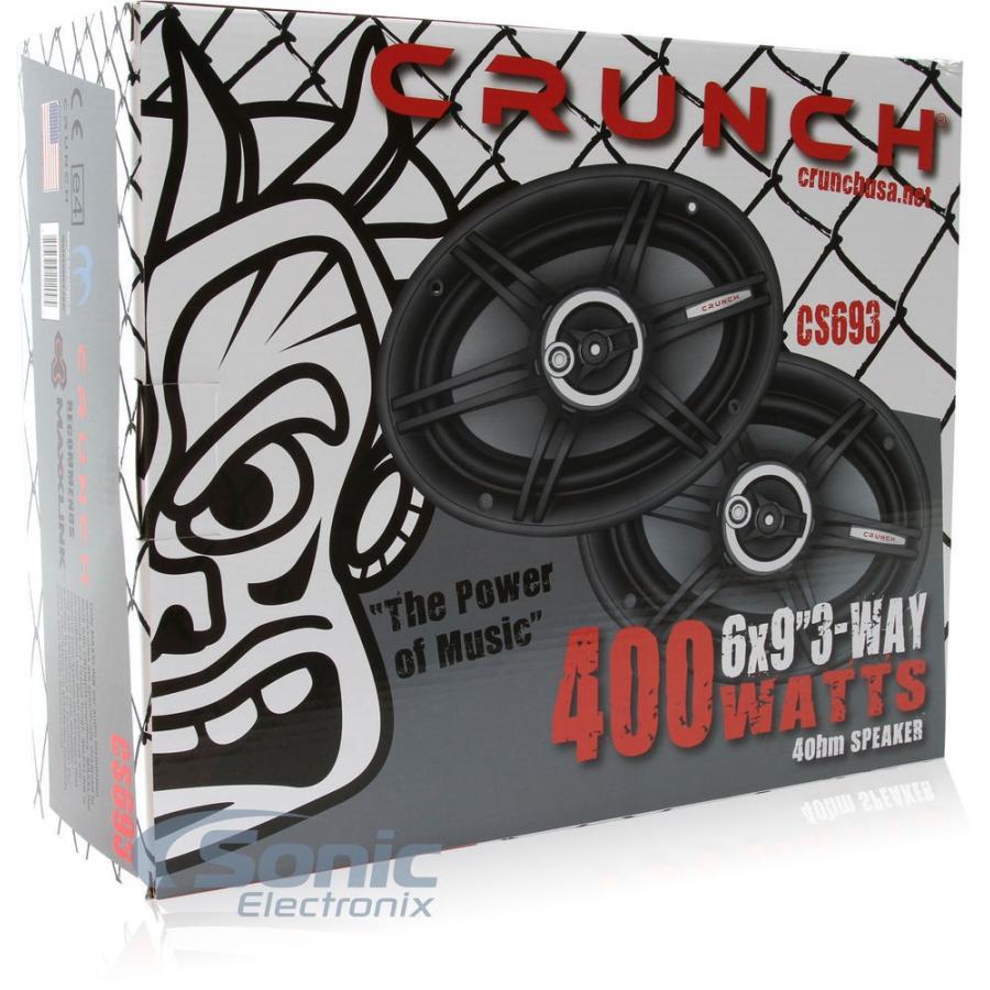 CS693 楕円形 15.2x22.8cm (6x9インチ) 3-Way Max.400W CS CS693 楕円形 15.2x22.8cm (6x9インチ) 3-Way Max.400W CS