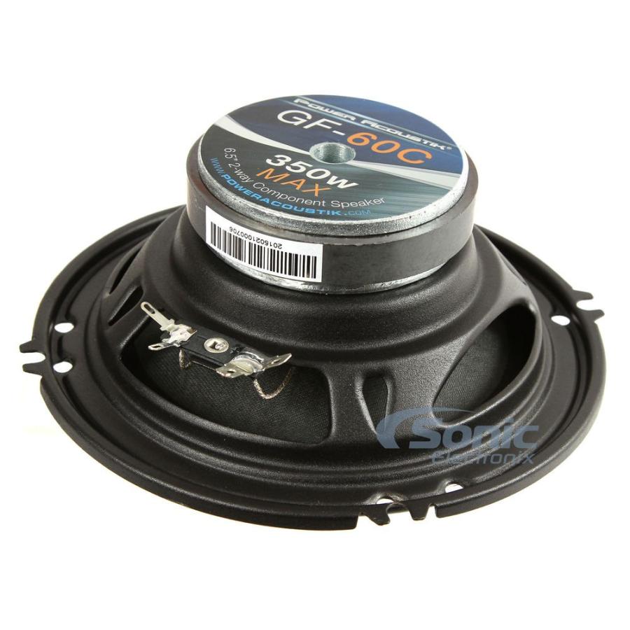 Power Acoustic RC-60C 16.5cmセパレートスピーカー GF-60C 16.5cm 2-Way Max.350W パワーアコースティック Power Acoustik