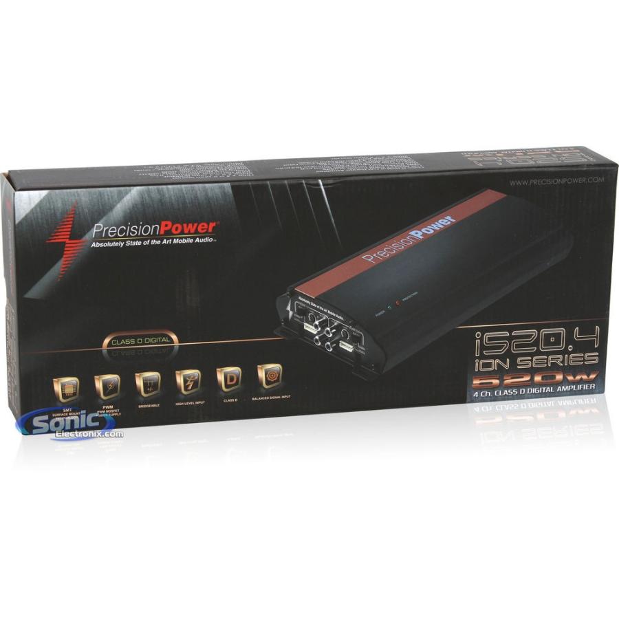 i520.4 4ch Class D Max.1040W 超小型 プレシジョンパワー
