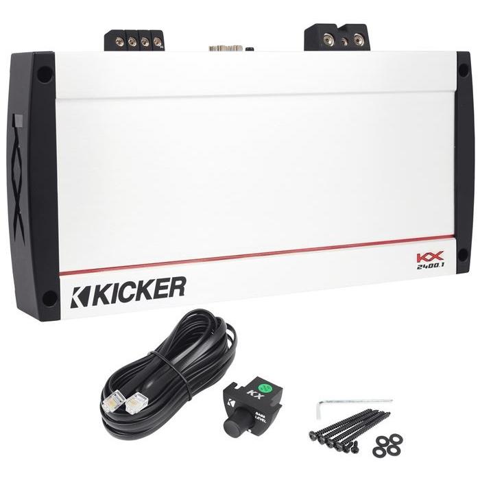 ○処分○迫力震撼○ KX2400.1 Class D 1ch Max.4800W キッカー Kicker