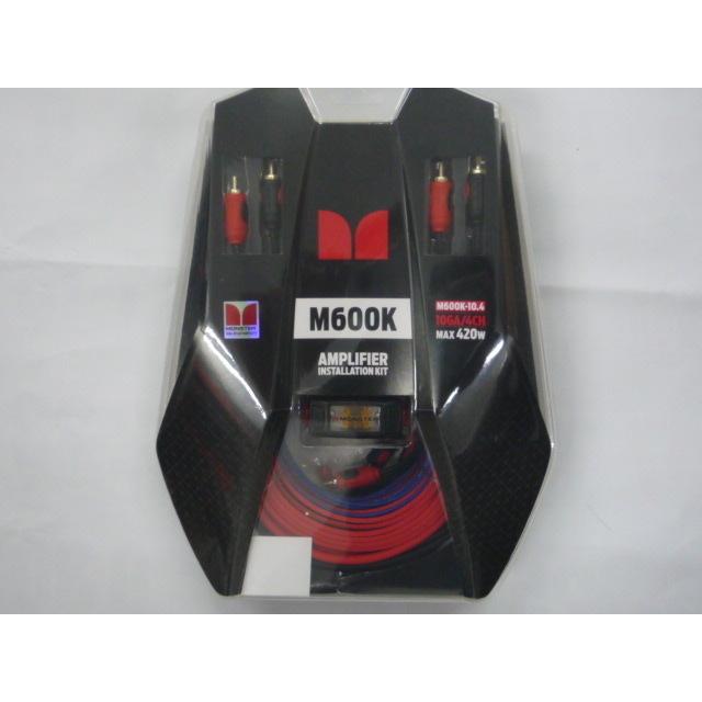 M600K-10.2 10ゲージ (10GA)2ch アンプ配線キット モンスターケーブル