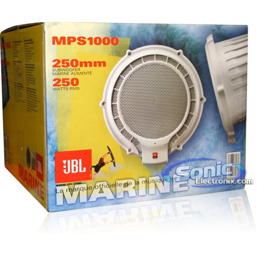 MPS1000 25cm (10インチ) Class D アンプ内蔵 RMS:250W マリーングレード JBL｜usa-audio｜02