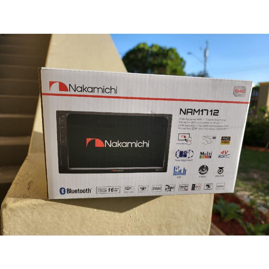 Nakamichi NAM1712 携帯ミラーリンク 7インチ タッチパネル 2DIN AV