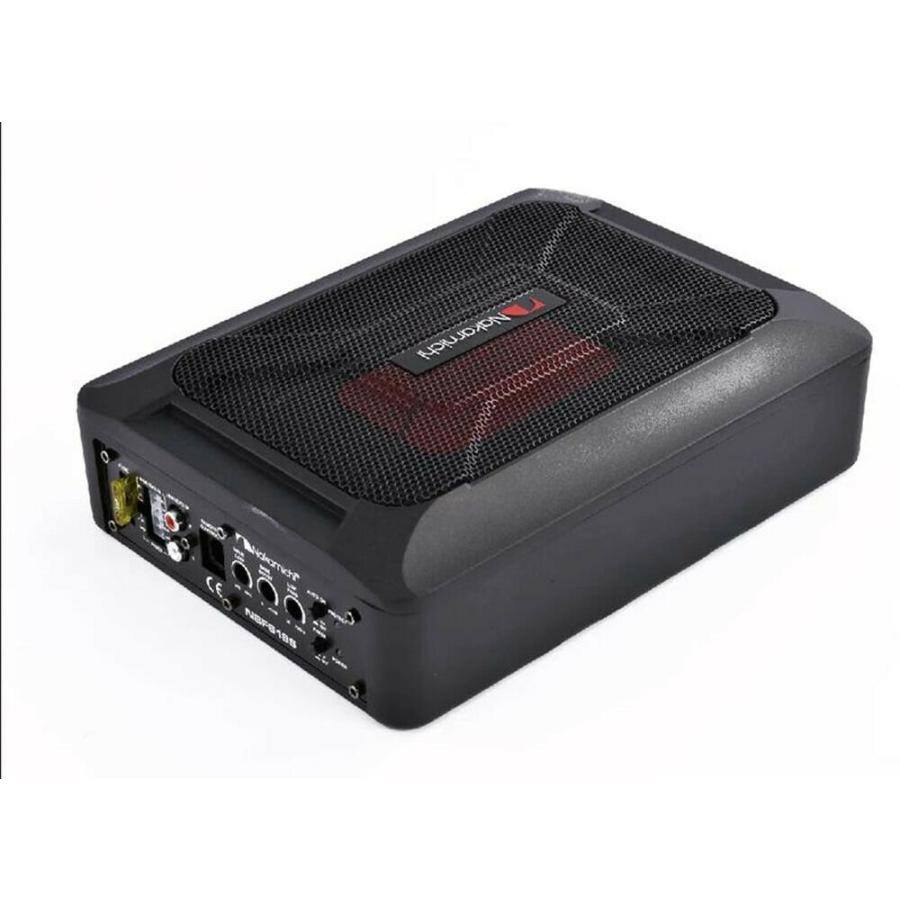 NBF618S (6x8インチ) アンプ内蔵 薄型 アルミ材質 Max.1000W BOX