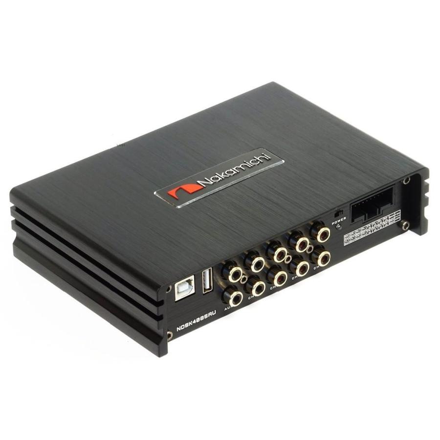 NDSK4085AU+ソケット配線セット8ch DSP (デジタルサウンドプロセッサ) 4ch アンプ内蔵 スマホで操作可能 ナカミチ Nakamichi
