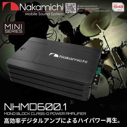 NHMD600.1 ○超小型 1ch Max.3600W Class D NHMDシリーズ ナカミチ