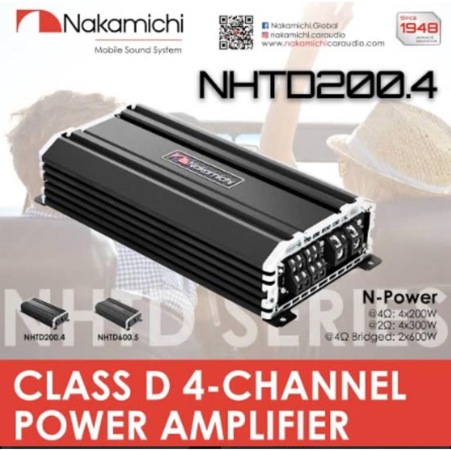 NHTD200.4 NHTDシリーズ 4ch パワーアンプ○超小型○Class D Max.5600W