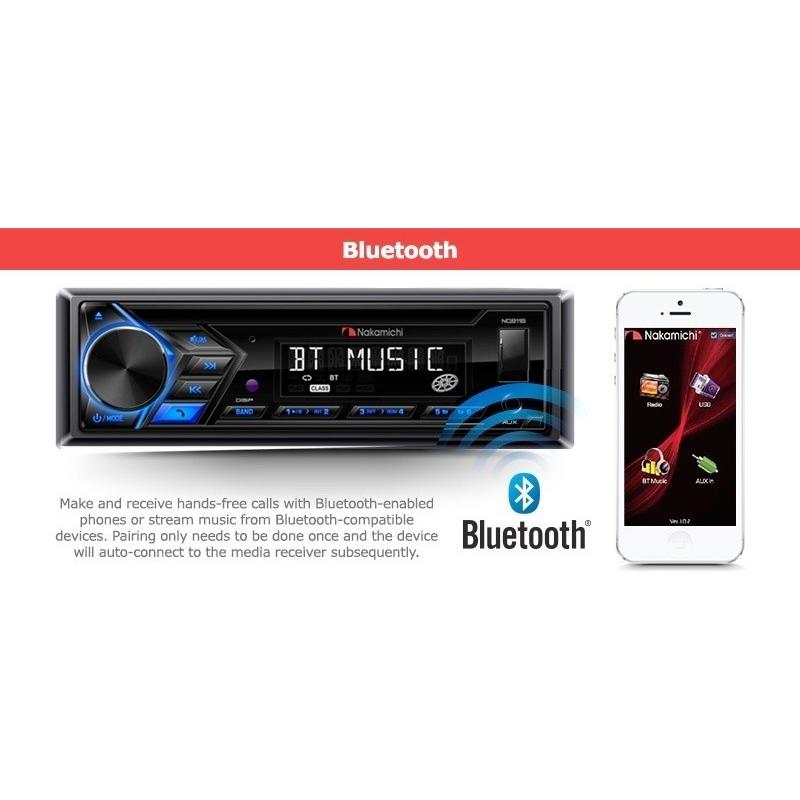 ナカミチ Bluetooth CD USB AUX-IN
