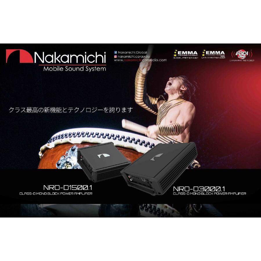 NRO-D1500.1 1ch Max.9000W Class D 希少 NROシリーズ ナカミチ Nakamichi｜usa-audio｜02