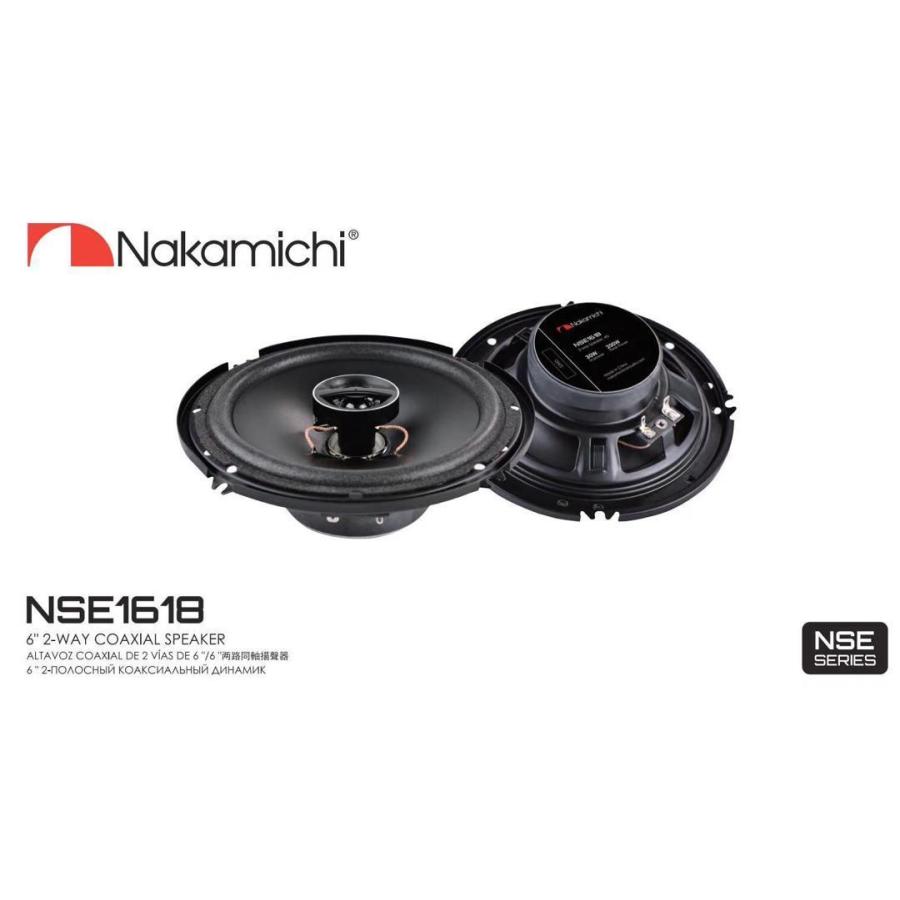 NSE1618 16.5cm/15.2cm (6.5/6) Max.200W NSEシリーズ ナカミチ Nakamichi :NSE1618:USA  Audio - 通販 - Yahoo!ショッピング