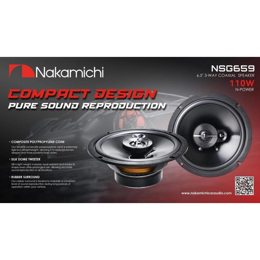 NSG659 16.5cm（6.5インチ）Max.770W NSGシリーズ 3-Wayスピーカー