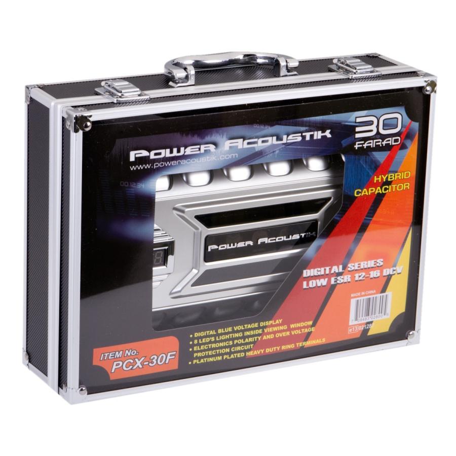 PCX-30F 30ファラッド 電圧計付 キャパシター Power Acoustik PCX-30F 30ファラッド 電圧計付 キャパシター Power Acoustik