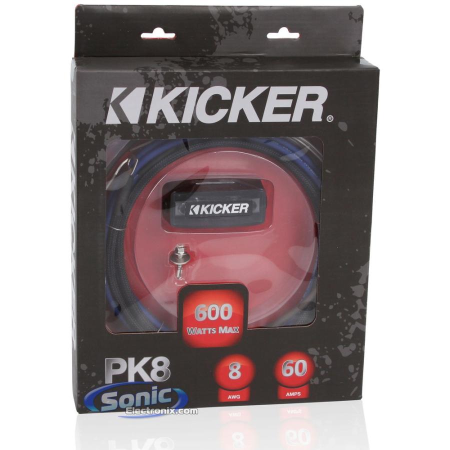 PK8 8ゲージアンプ配線キット キッカー Kicker : USA Audio - 通販 