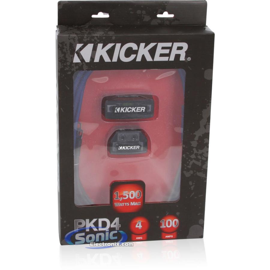 KICKER 4ゲージパワーケーブル4.7m 新品定価¥21,000