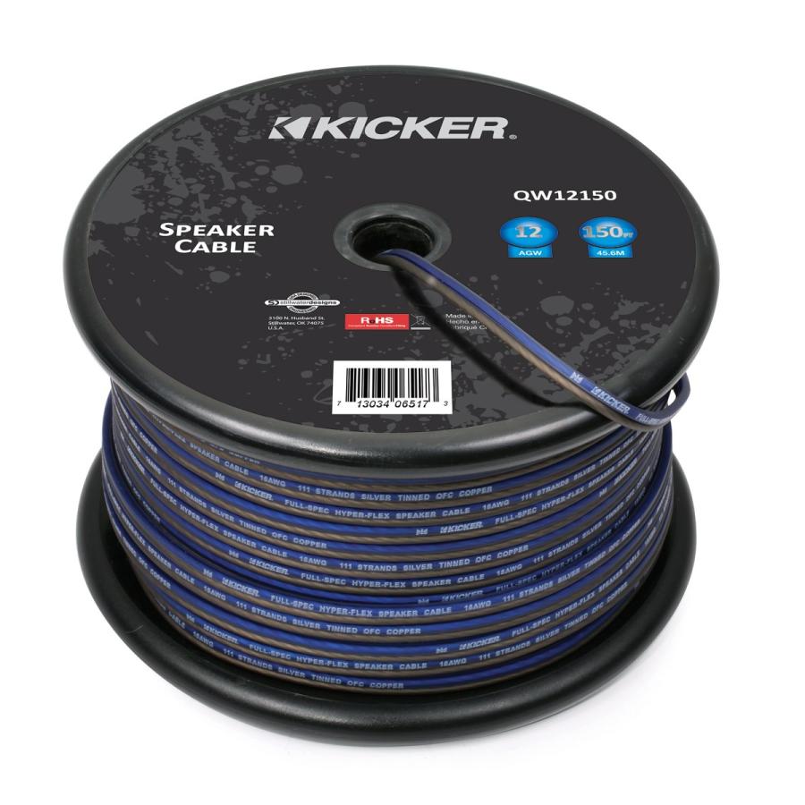 QW12150 12GA スピーカーケーブル キッカー Kicker : USA Audio - 通販