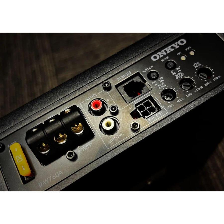 R-W1000A 25cm Max.1000W○超薄型 ○アンプ内蔵 オールキャストアルミ