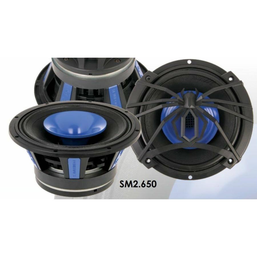 SM2.650 16.5cm コアキシャルミットレンジ (ペア) Max.250W Pro Audio