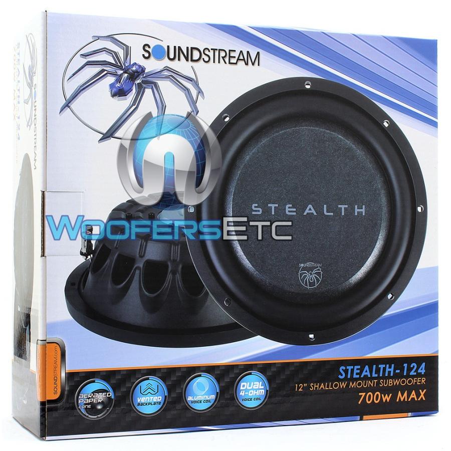 STEALTH-124 30cm 薄型 Max.700W サウンドストリーム Soundstream