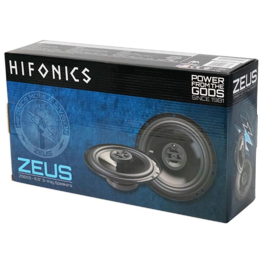 ZS653 16.5cm 3-Way Max.300W ハイフォニックス HIFONICS : USA Audio