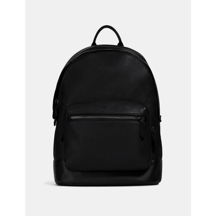 Coach コーチ 男性用レザーバックパック リュックサック F2854 Qbbk F2854 Qbbk Usa Style 通販 Yahoo ショッピング