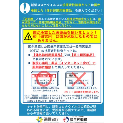 厚労省承認 インフルエンザ 新型コロナウイルス 同時 抗原検査キット エスプラインSARS-CoV-2&FluA+B(一般用) 2テスト用 薬局 鼻腔 第1類医薬品 富士レビオ｜usagi-pharmacy｜20