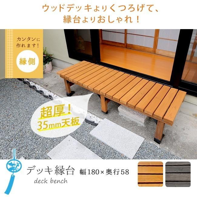 ウッドデッキ 縁側 踏み台 Diy 木製 天然木 縁側椅子 デッキ ベンチ 庭 ベランダ おしゃれ 屋外 ポイント2倍 送料無料 Sms De 180 うさぎ屋 資材 Diy館 通販 Yahoo ショッピング