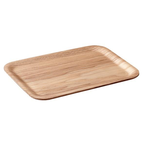 お盆 トレー トレイ 滑りにくい 小さいサイズ ミニ 木目 木製 ウッド