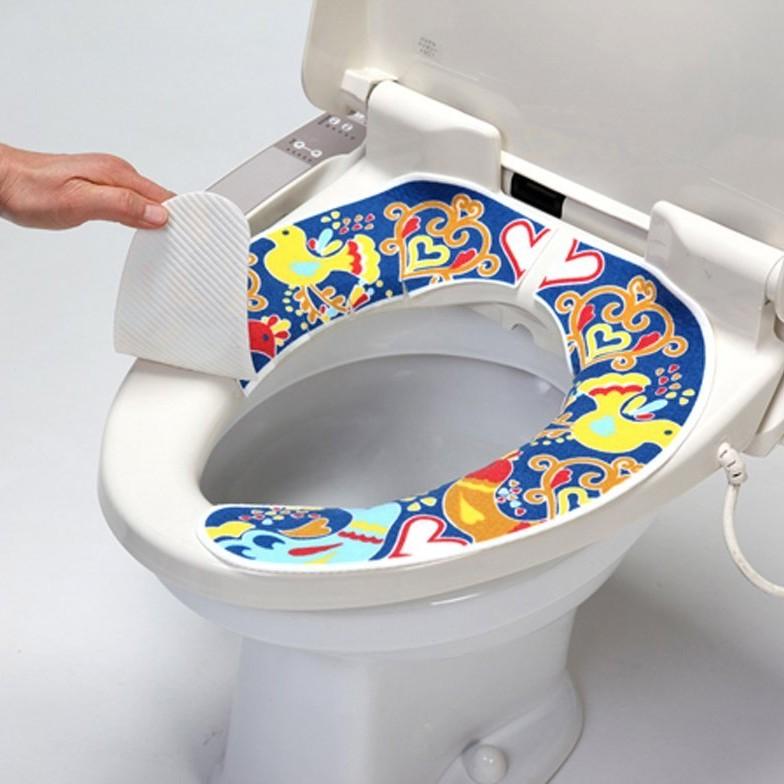 吸着便座シート トイレ便座カバー : うさぎ屋 インテリア&DIY - 通販