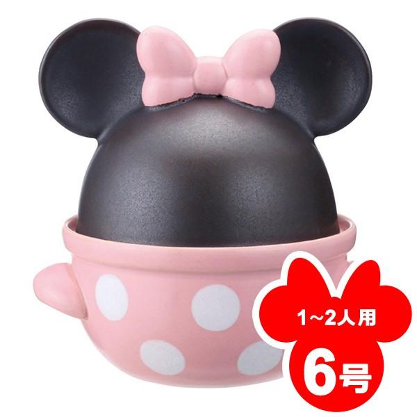 未使用　ディズニー　ミニー　土鍋　常滑焼　激レア 土鍋 ミニーマウス 6号 土なべ ミニーちゃん ディズニー Disney