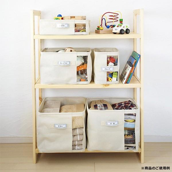 収納ボックス 収納袋 押入れ 布 衣類 チャック 小窓つき : うさぎ屋