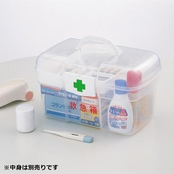 救急箱 取っ手付き トレー付き 2段 : うさぎ屋 インテリア&DIY - 通販