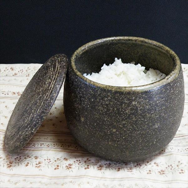 ブランド登録なし - おひつ 瀬戸もの 伊賀焼 お櫃 陰電子射程相応う 日本製 ミニ 1.5合 1合半 べたつかない 国産