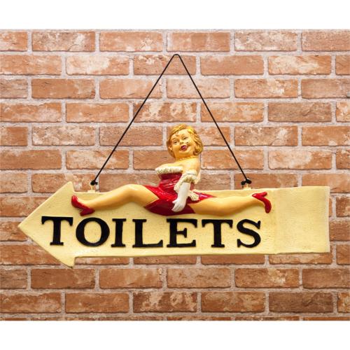 看板 トイレ 案内板 便所 洗面所 toilet おもしろ デザイン アメリカン