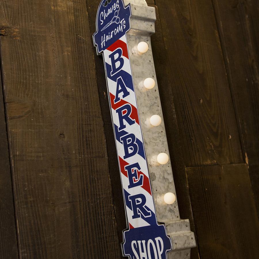 看板 インテリア 照明 LED ライト サイン 理髪店 散髪屋 美容室 美容院