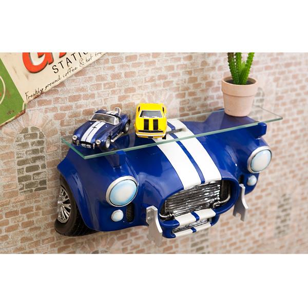 シボレー カー ウォールシェルフ (青) 水色 アメ車 飾り棚 壁掛け Amazon｜シボレー カー ウォールシェルフ ブルー （GK060
