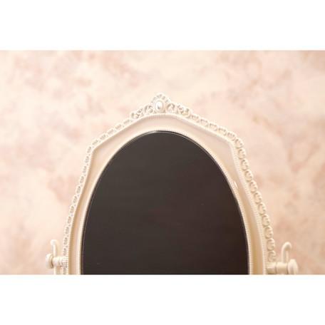 スタンドミラー 楕円形 おしゃれ ヨーロピアン かわいい レトロ